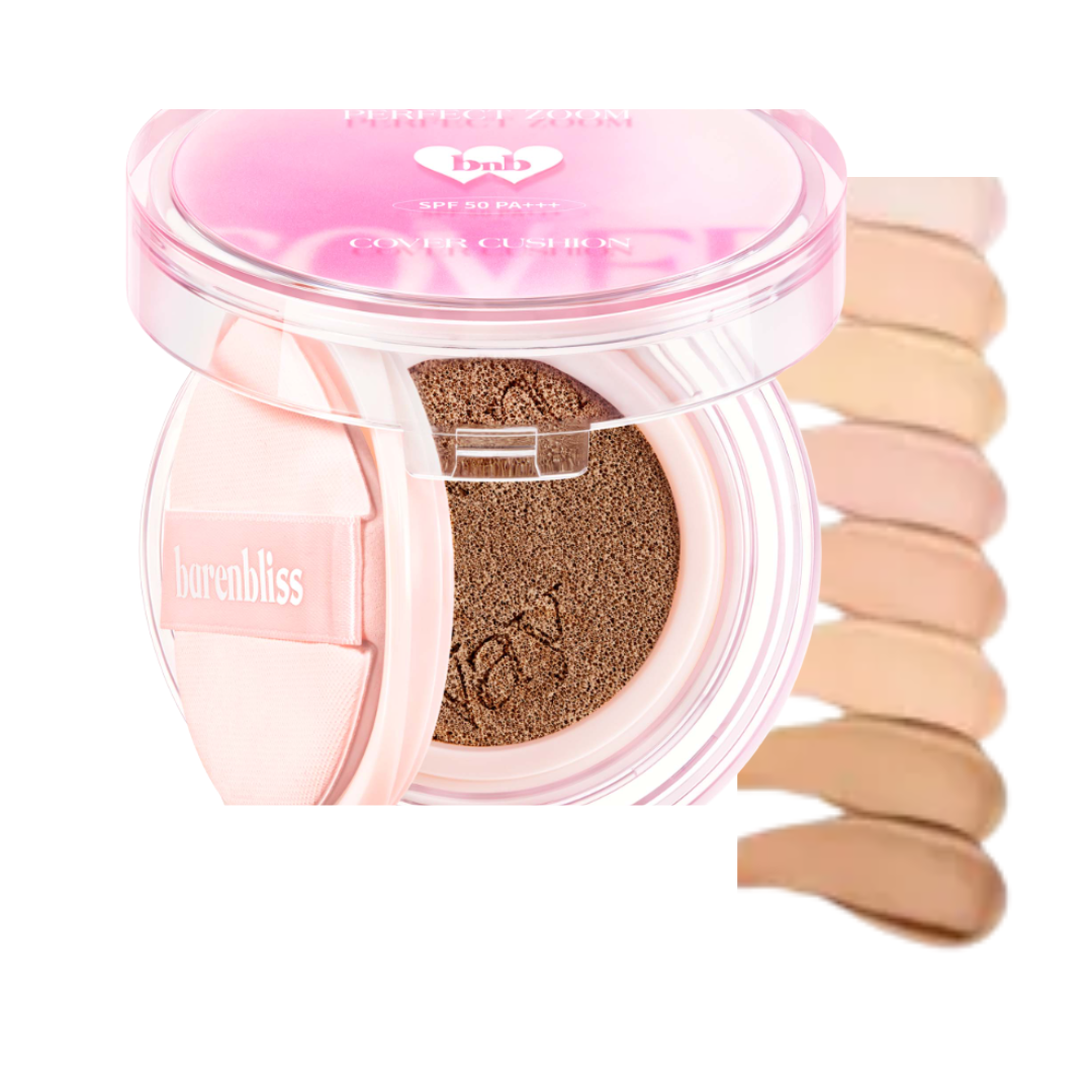 BNB barenbliss Bloomatte Perfect Zoom Cover Cushion 15g (16H Flawless Matte) Cushion Ringan dengan Coverage