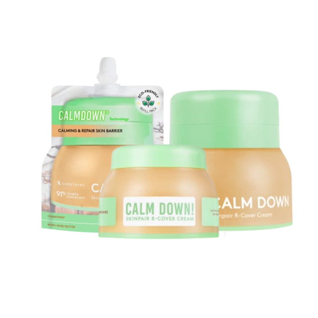 Calm Down! Skinpair R-Cover Cream Moisturizer - (Madagascar Centella Asiatica, Skin Barrier)