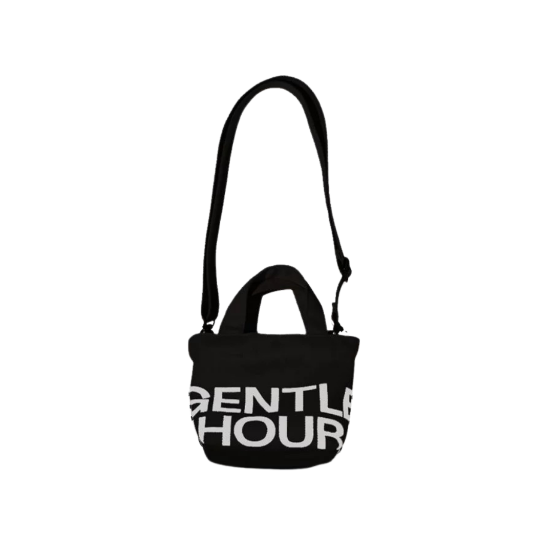 Gentle Hour Mini Sling Bag - Black | Tas Canvas Wanita Slempang