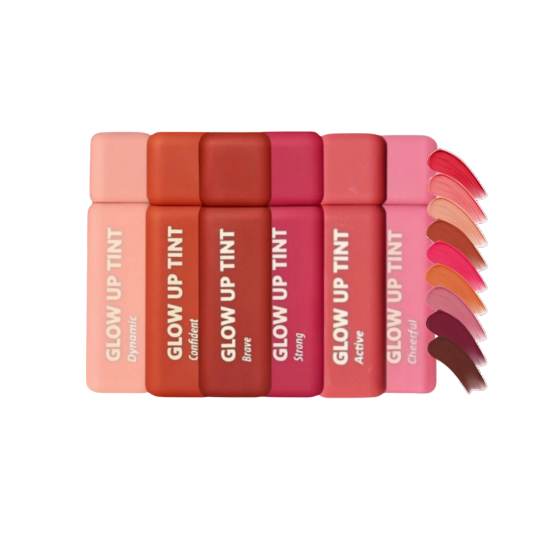 RAECCA GLOW UP TINT LIP CREAM  Partner Resmi Raecca Lip Tint 5.5ML Beauty Care BPOM