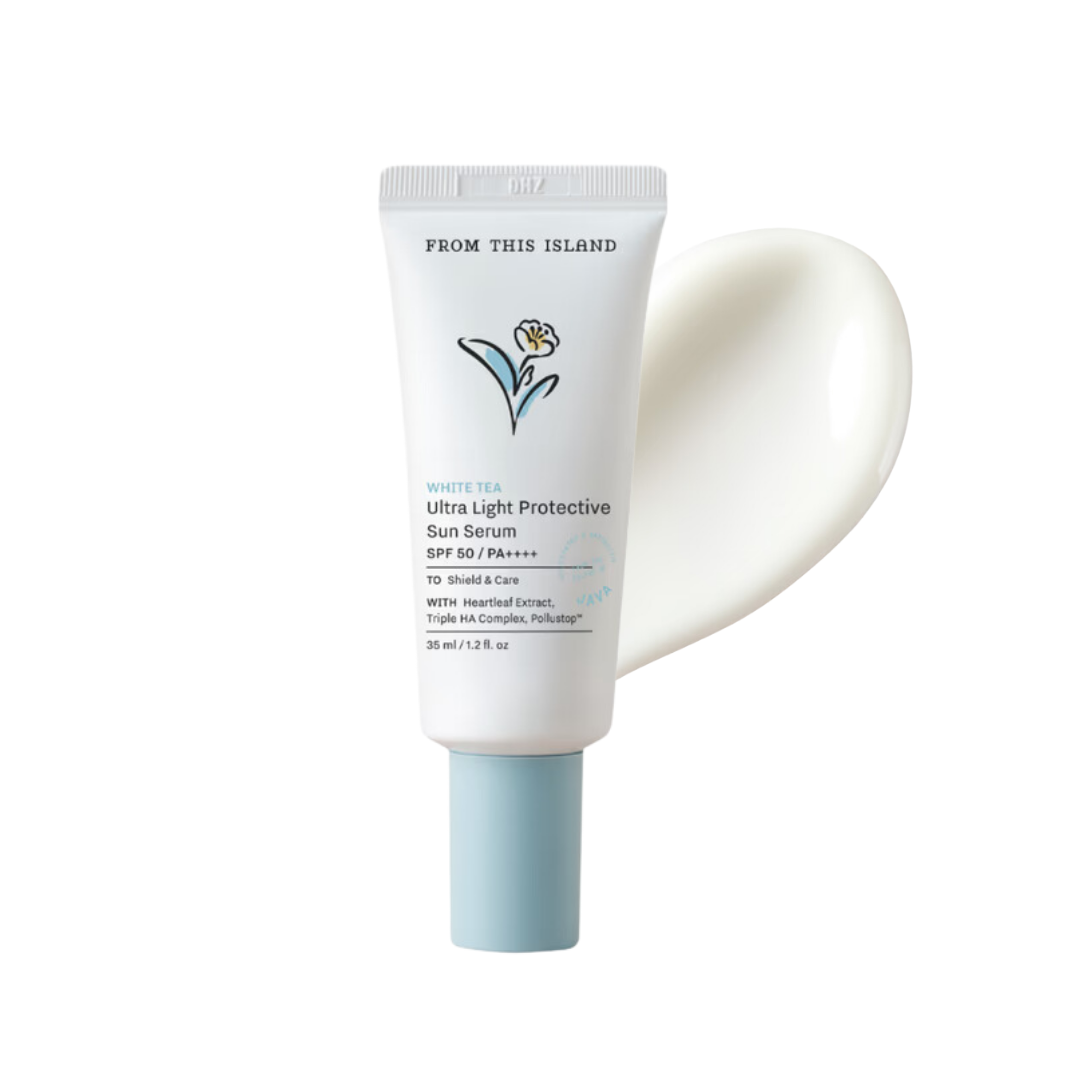 From This Island White Tea Ultra Light Protective Sun Serum