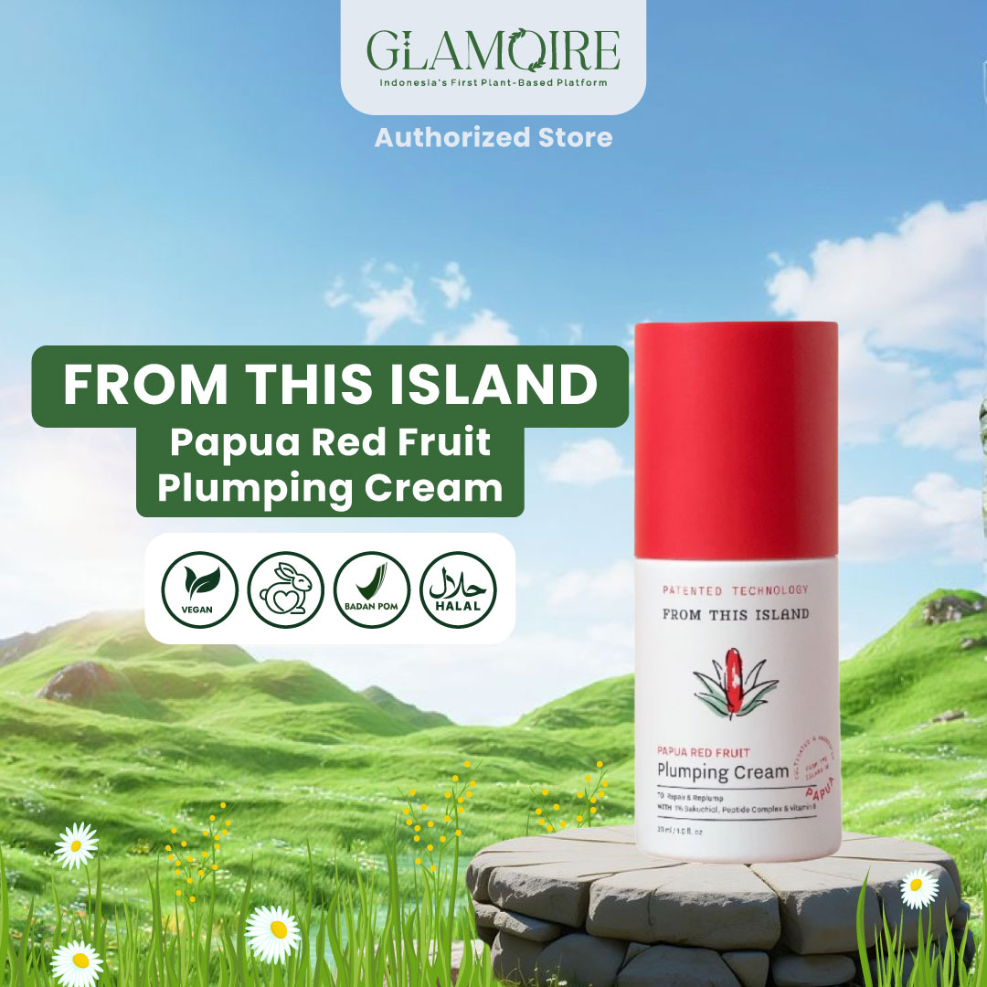 From This Island Papua Red Fruit Plumping Cream | Pelembab Wajah Alternative Retinol Lawan Tanda Penuaan